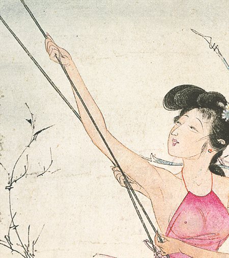 揭西-胡也佛的仕女画和最知名的金瓶梅秘戏图